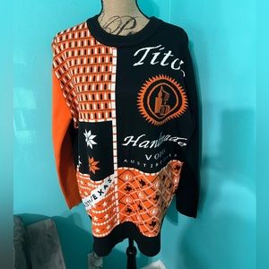 EUC Tito’s Handmade Vodka Long Sleeve Sweater